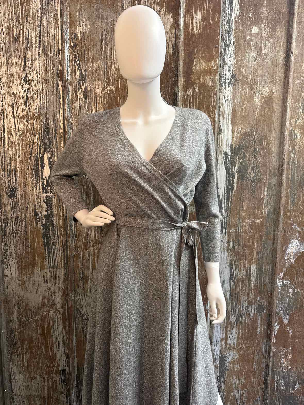 Talbots Size small Silver Dress