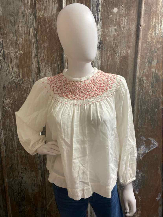 La Vie Rebecca Taylor Size Large White tops
