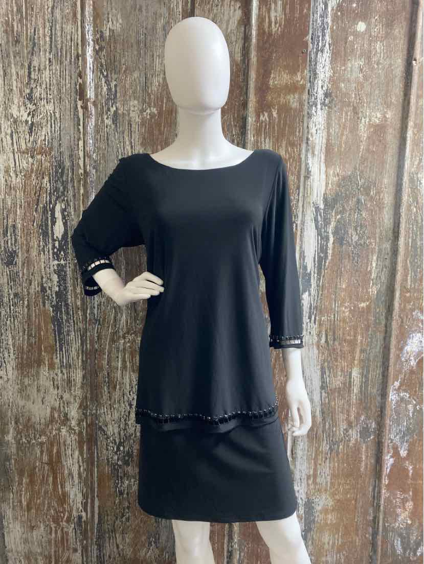 Laundry by Shelli Segal Size 14 (Large) Black Dress