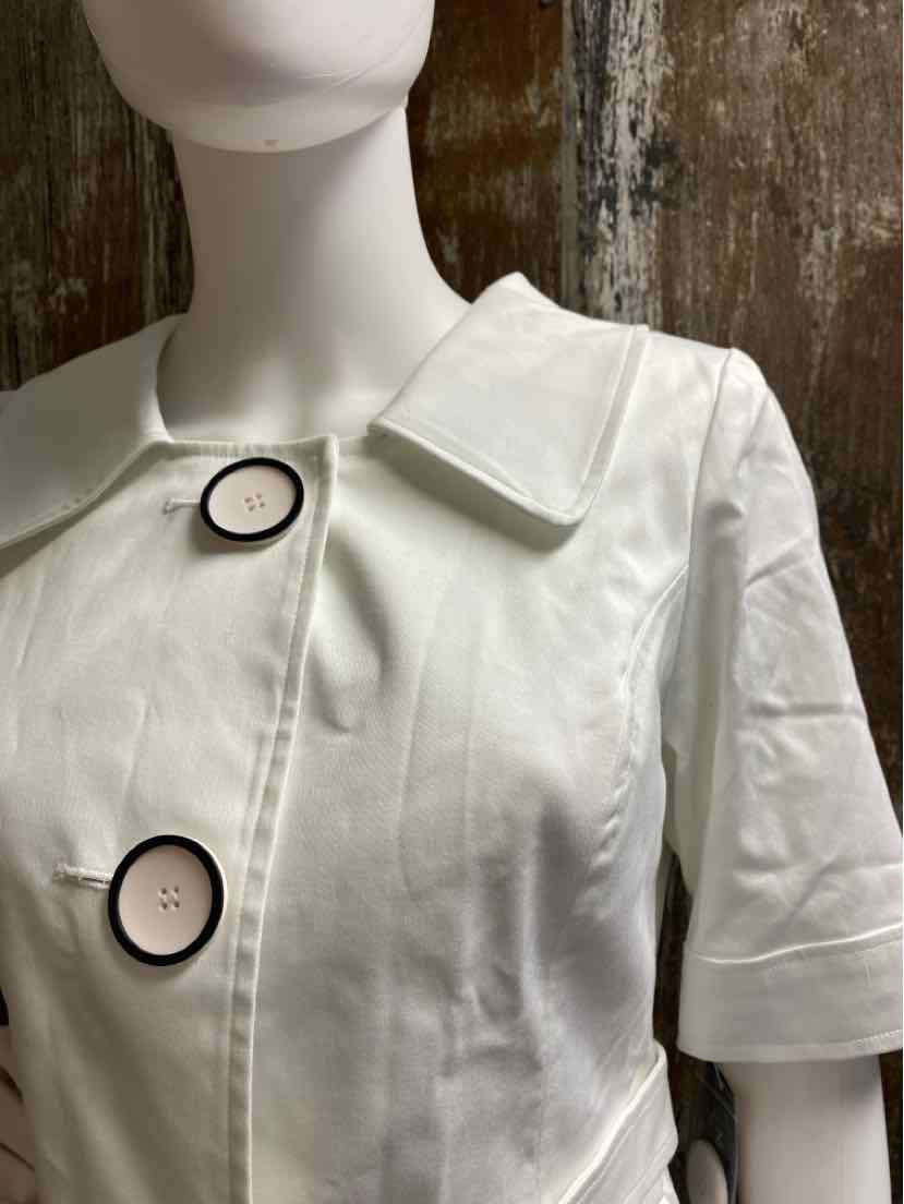 Style & Co. Size 12 Petite (Large Petite) White Jacket