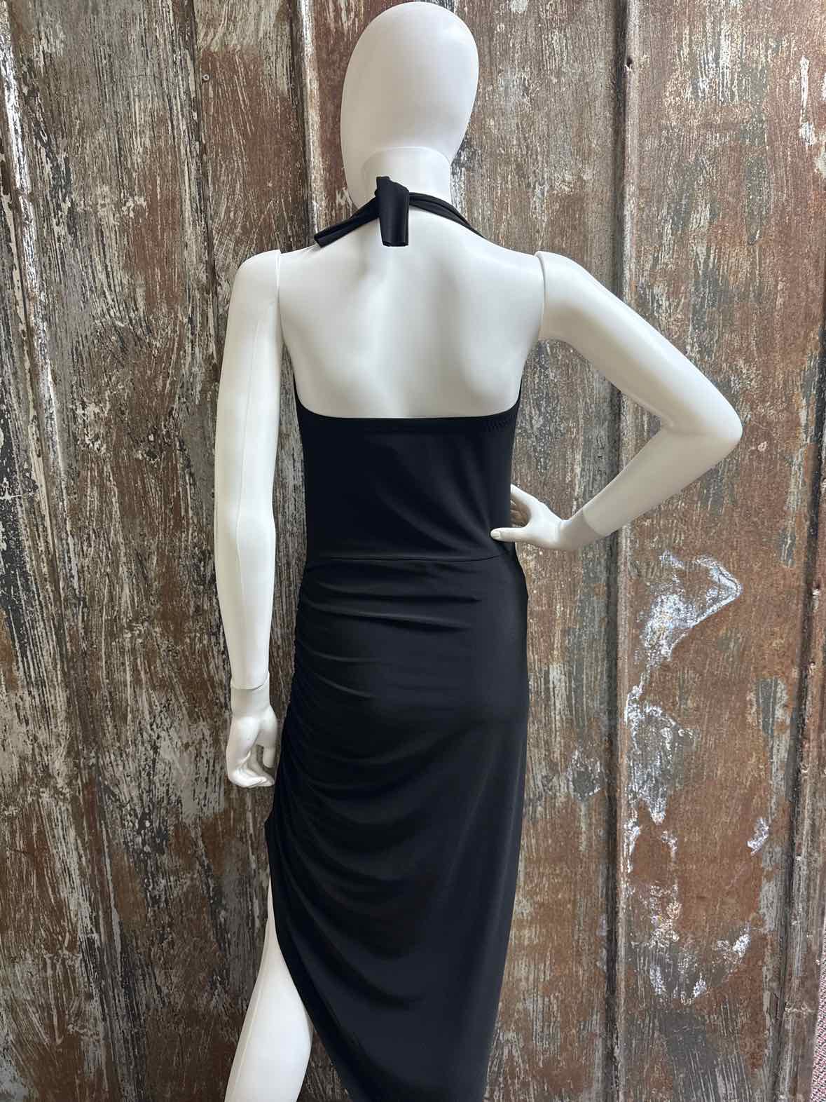Norma Kamali Size Large Black Evening Dress