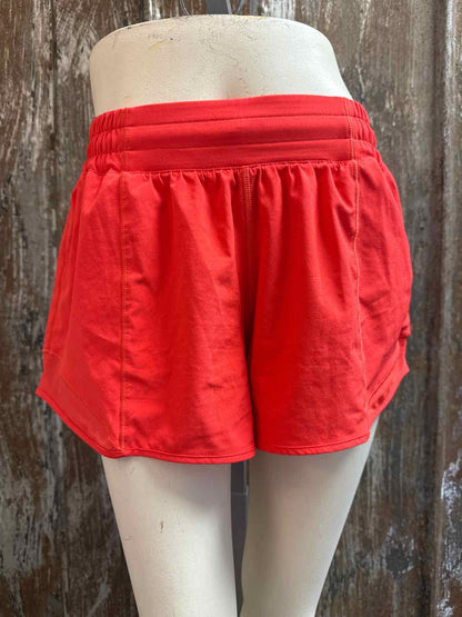 lululemon Size 6 Red Shorts