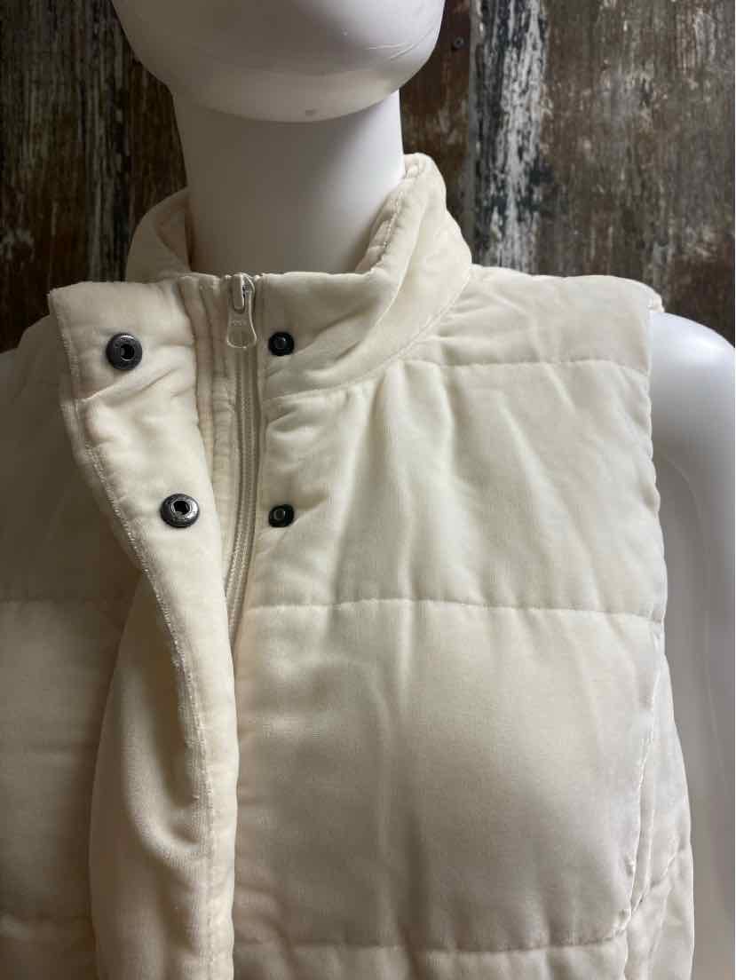 J. Jill Size Medium Petite White Vest