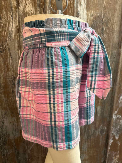 Vineyard Vines Size Medium (8/10) Pink/Blue Plaid Shorts