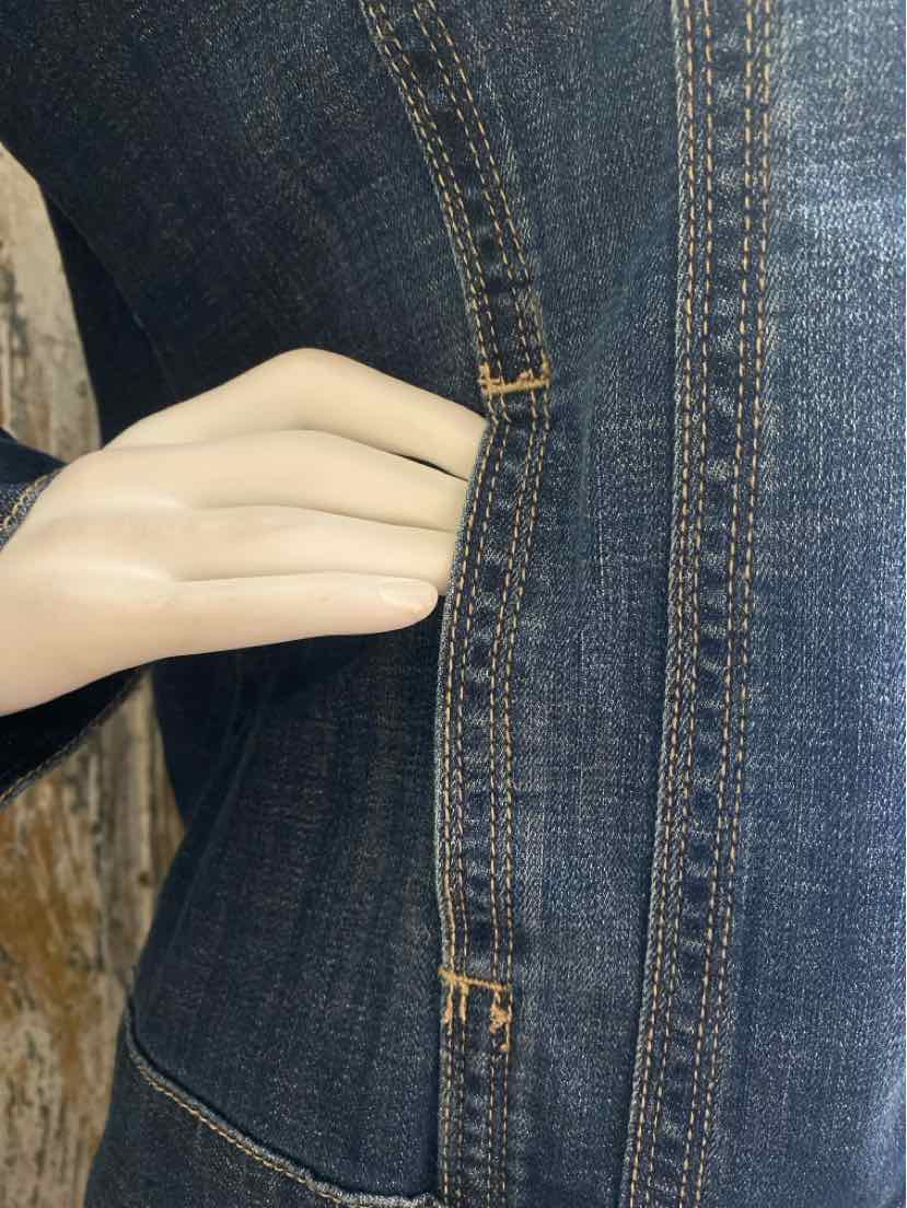 Chico's Size Medium Denim Jean Jacket
