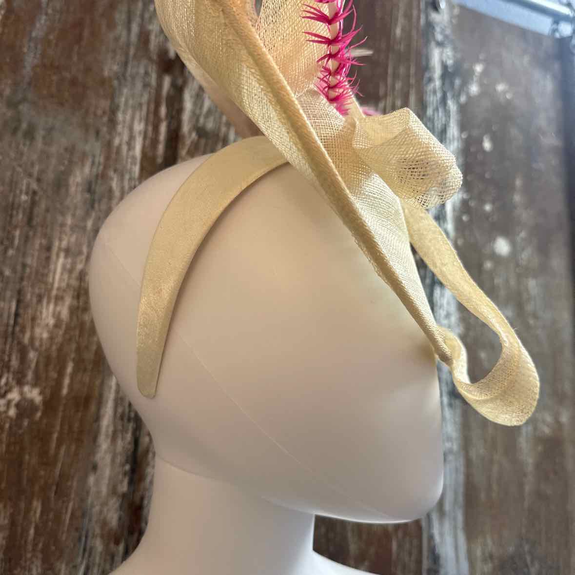 Tan/Pink Hat