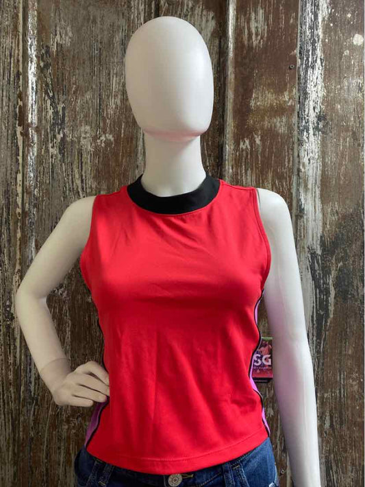 DSG Size 2X Red/Purple Activewear Top