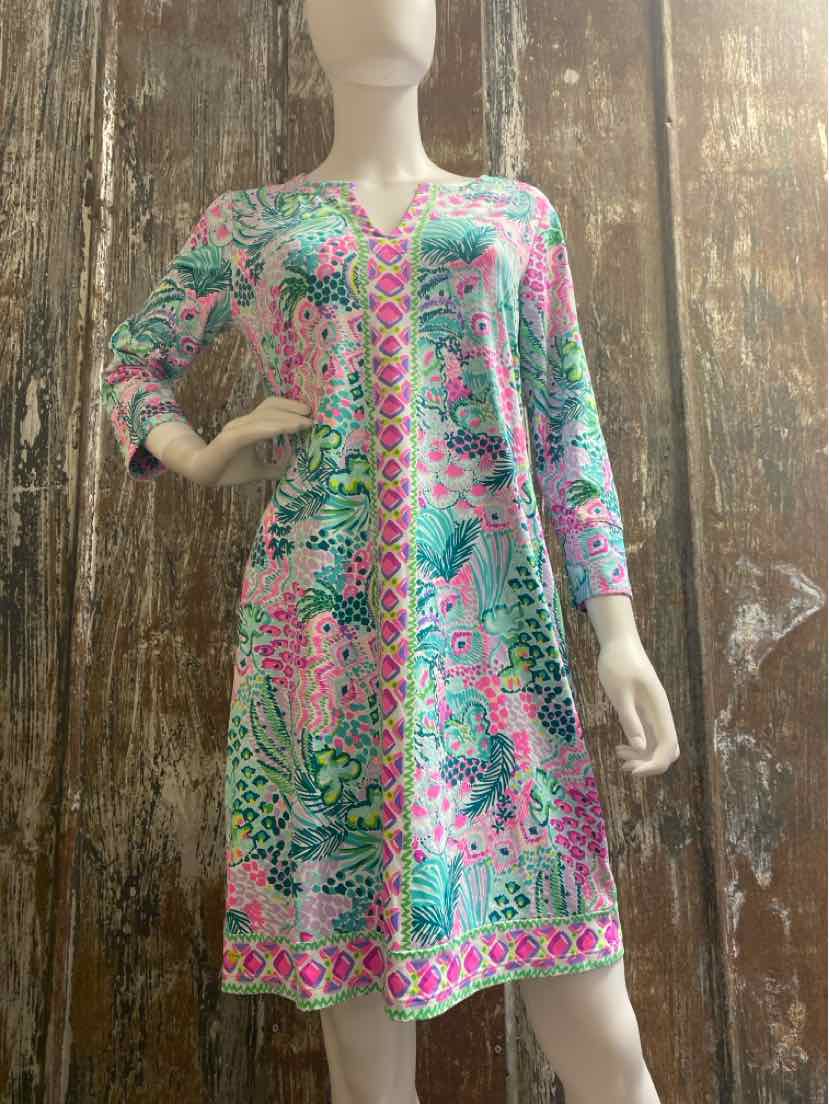 Lilly Pulitzer Size Medium Multicolor Print Dress