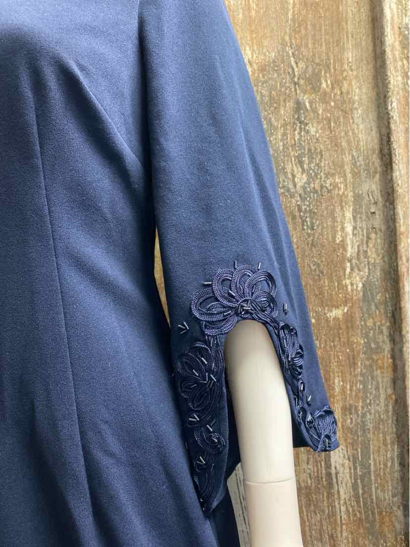 JS Collection Size 8 (Medium) Navy Evening Dress