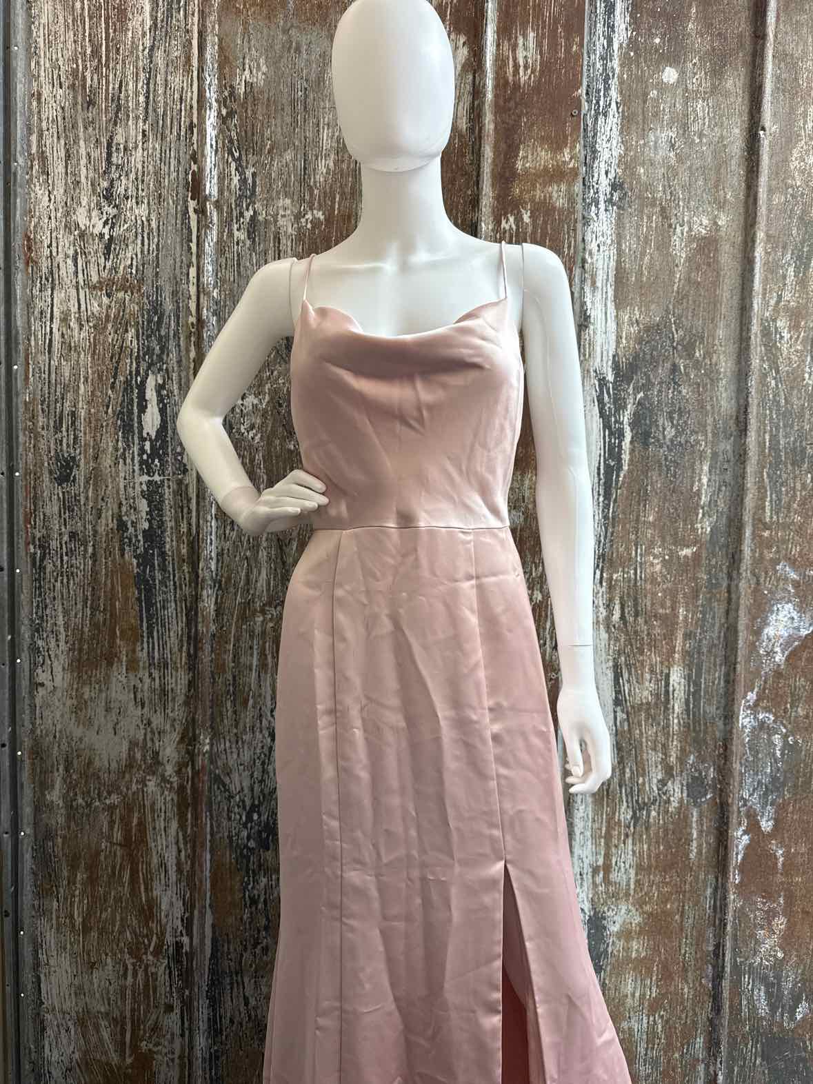Amsale Size 6 Pink Evening Dress