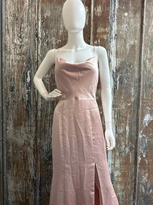 Amsale Size 6 Pink Evening Dress
