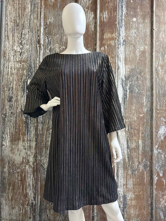 Chico's Size Large black/gold Dress