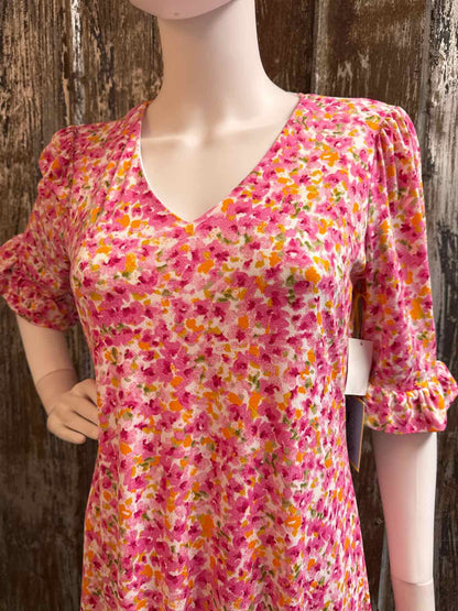 CeCe Size small pink floral Dress