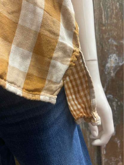 Madewell Size Large Brown Check tops