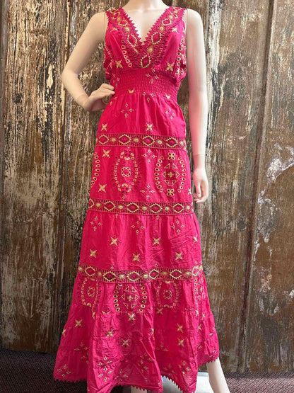 Boston Proper Size Large Pink Dress