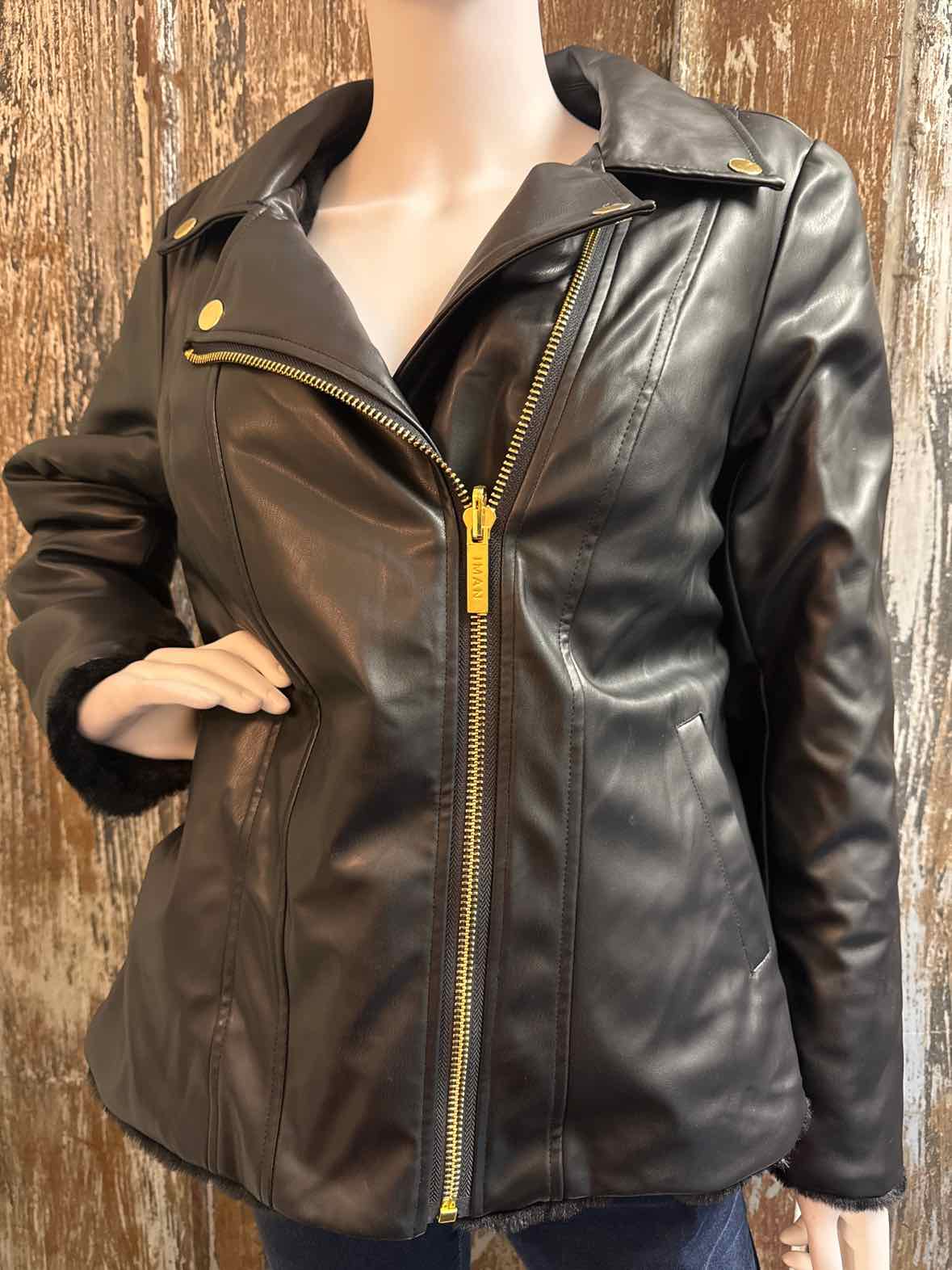 Iman Size Medium Black Jacket