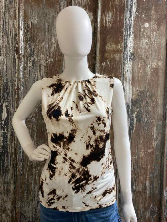 Calvin Klein Size small Brown Print tops