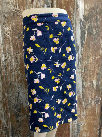 Boden Size 16 Navy Print Skirt
