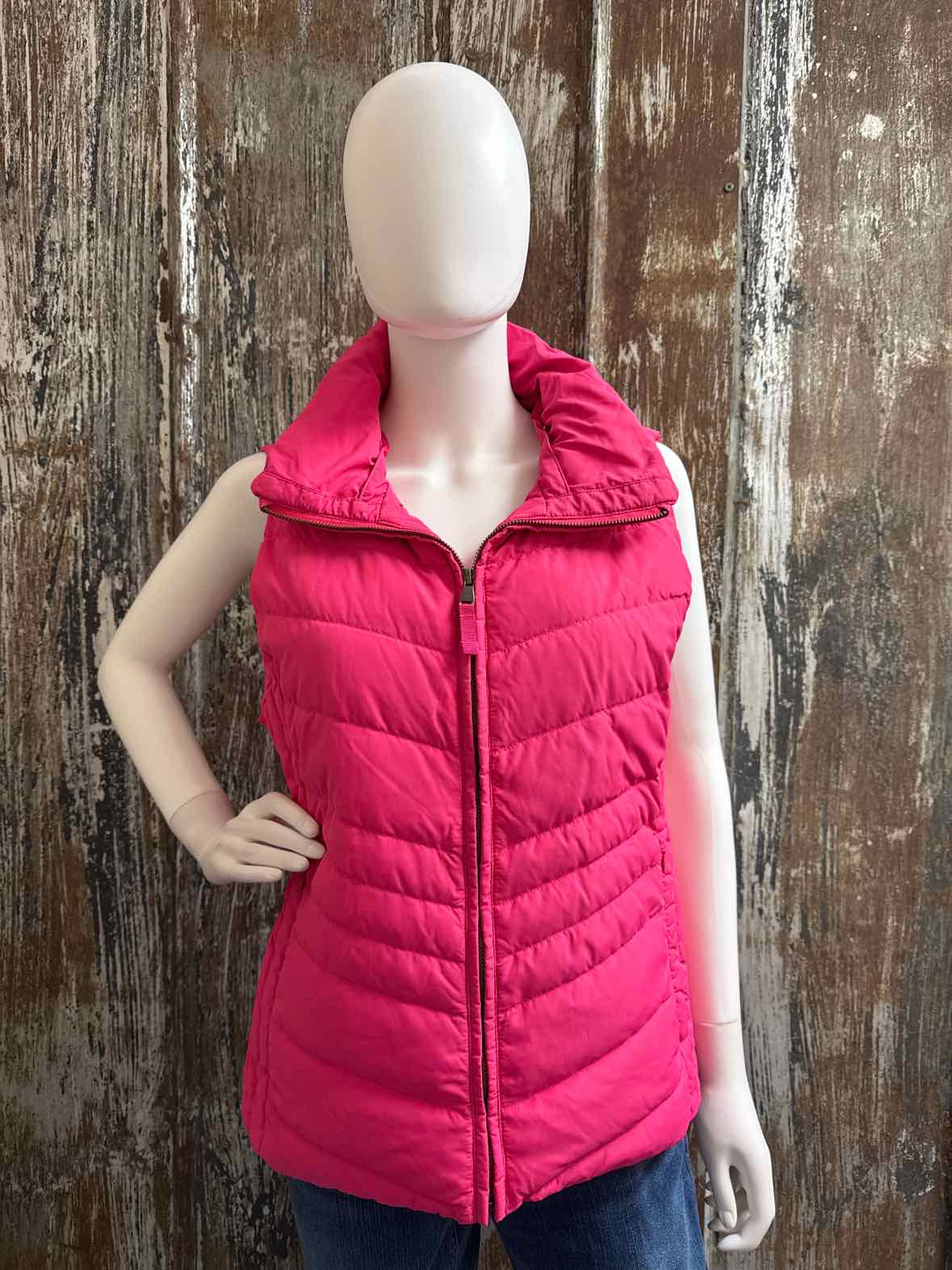 Talbots Size Large Petite Pink Vest