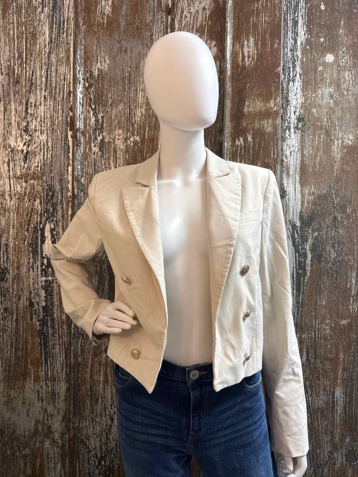 Christian Siriano Size Medium Tan Blazer