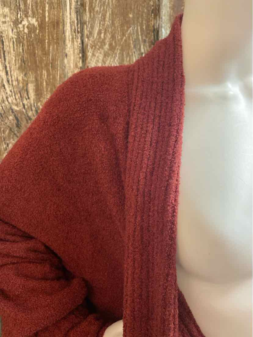 Barefoot Dreams Size 1X Rust Cardigan