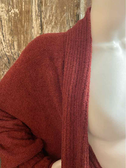 Barefoot Dreams Size 1X Rust Cardigan