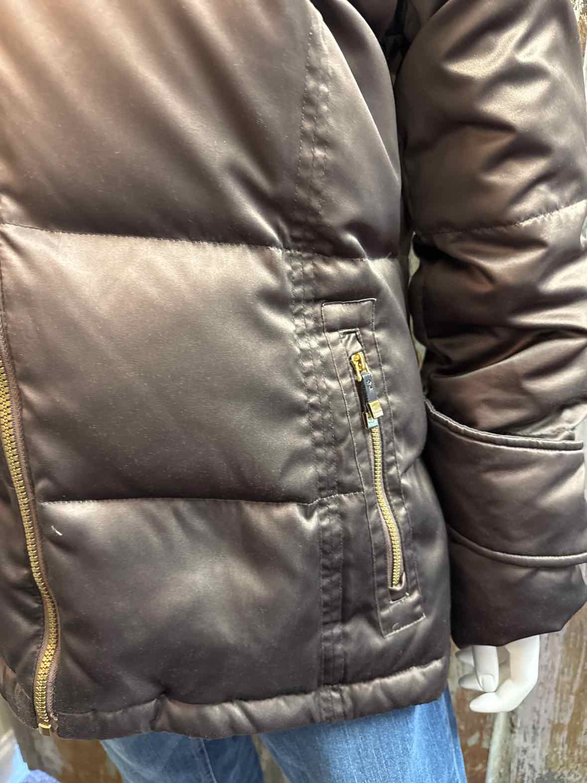 Calvin Klein Size Large Brown Coat