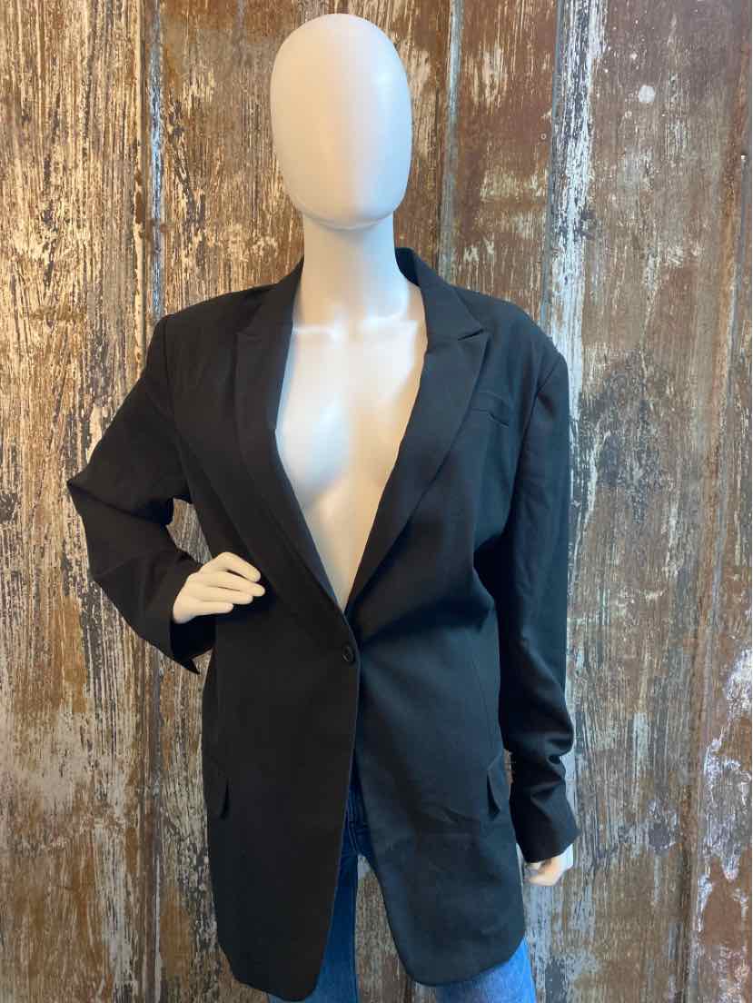 Norma Kamali Size Extra Extra Large Black Blazer