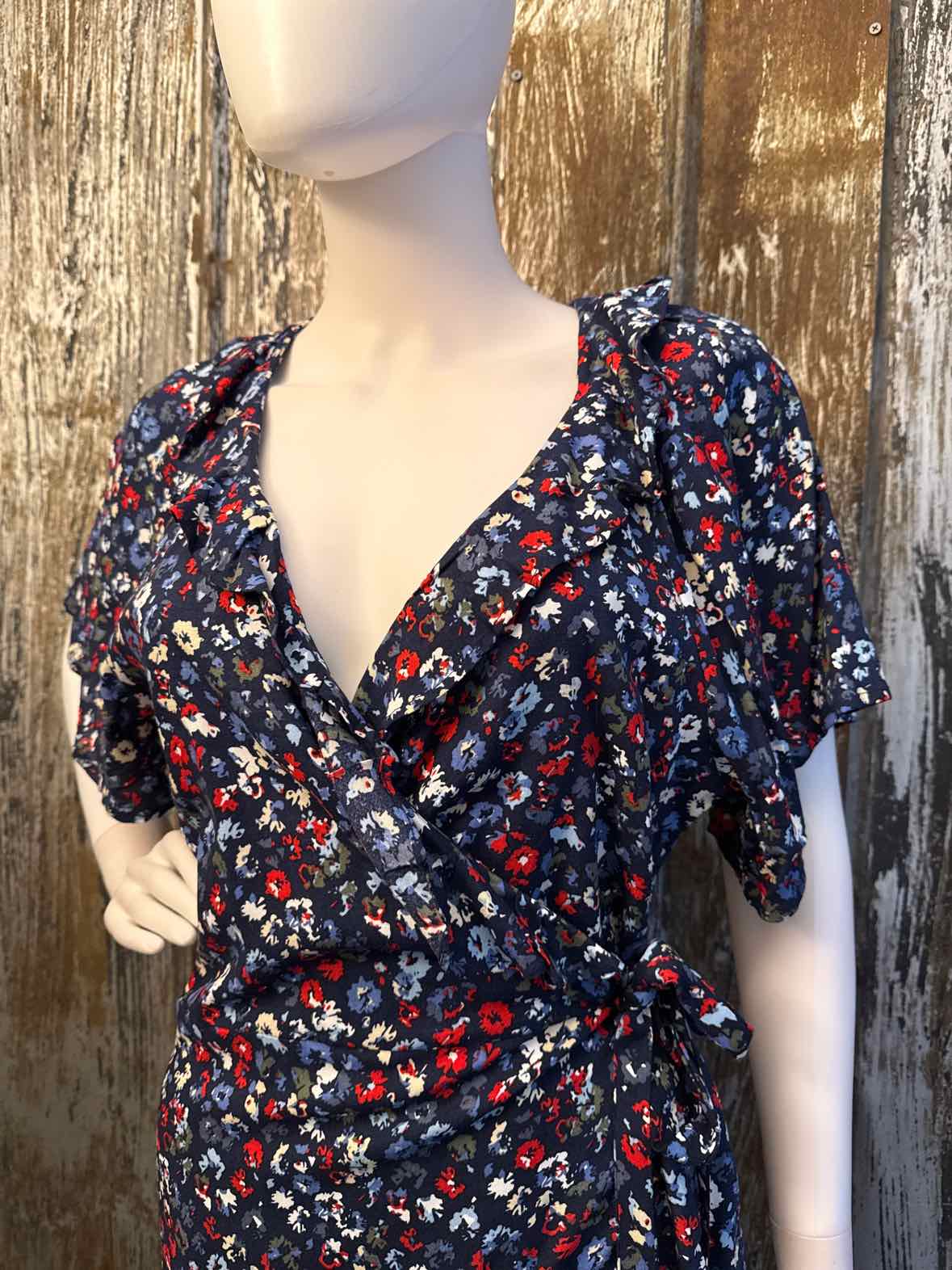 Buffalo Size Medium Blue floral Print Dress