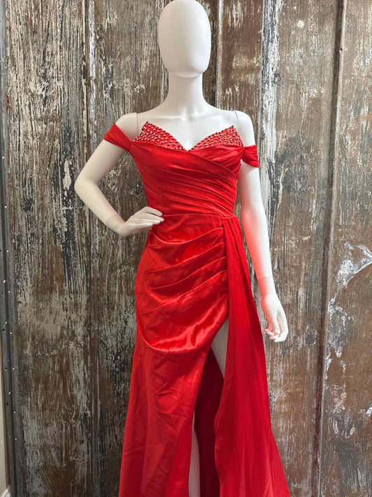 Size 4 Red Evening Dress