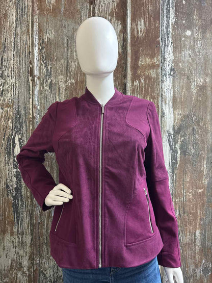 Chico's Size small Burgundy Jacket