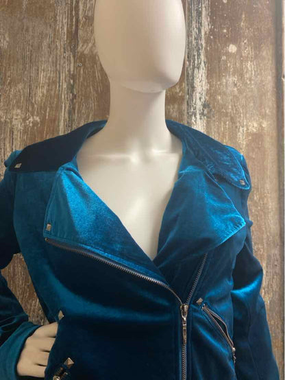 Belle Badgley Mischka Size Medium Teal Jacket
