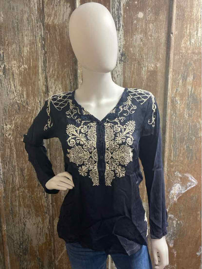 Johnny Was Size Extra Small Petite Navy tops