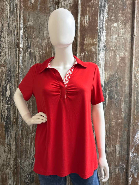 Susan Graver Size Medium Red tops