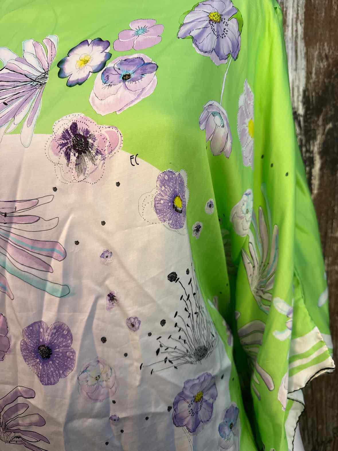 Elisa Cavaletti Size One Size Green floral print tops
