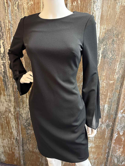 Calvin Klein Size 8 (Medium) Black Dress