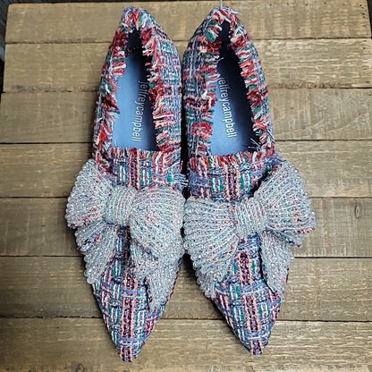 Jeffrey Campbell 6.5 Blue Plaid Shoes