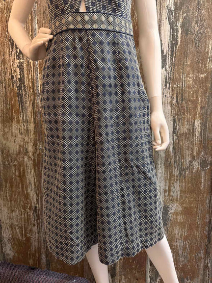 Elevenses Size 4 (Small) Navy Print Jumpsuit