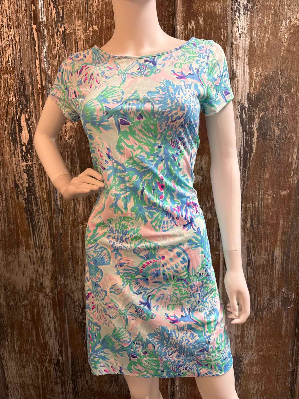 Lilly Pulitzer Size small Blue Print Dress