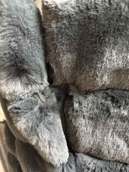 BCBG Maxazria Size Large Gray Coat