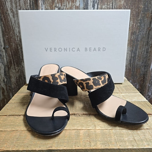 Veronica Beard 8.5 Black & Brown Animal Print Shoes