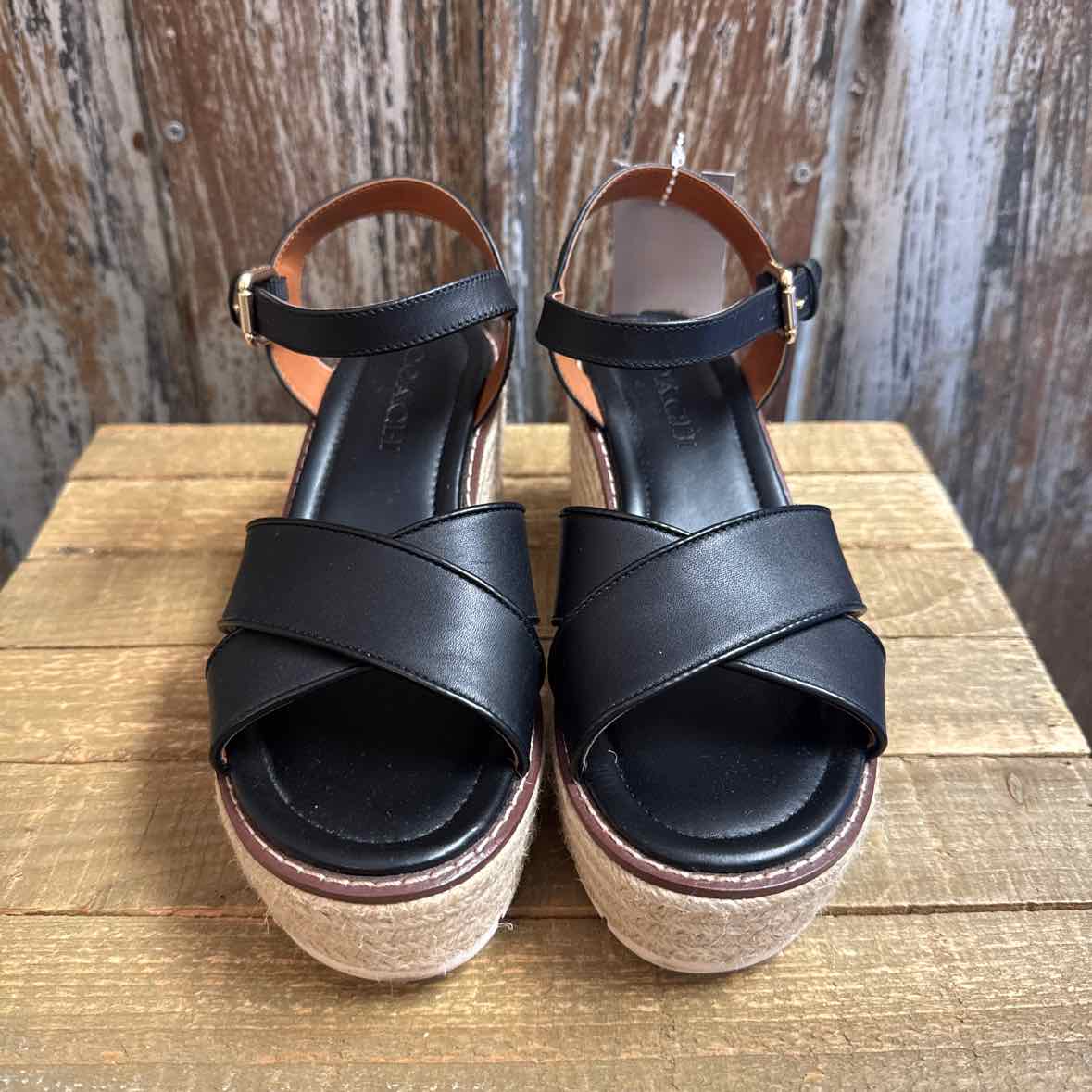 Coach 6.5 Black Sandals