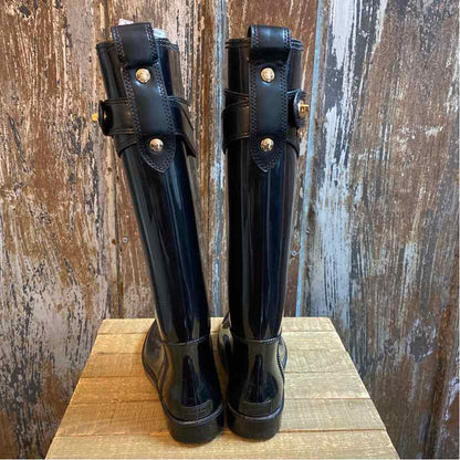 Coach 7 Black Rain Boots