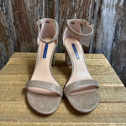Stuart Weitzman 8 Gold Shoes