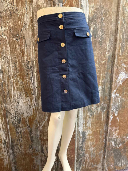 J. Crew Size 4 Navy Skirt