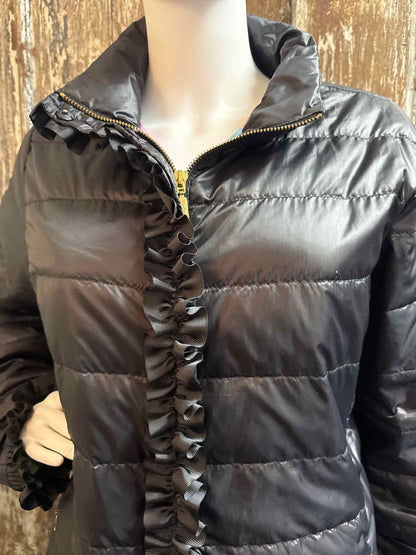 Lilly Pulitzer Size 16 (Extra Large) Black Coat