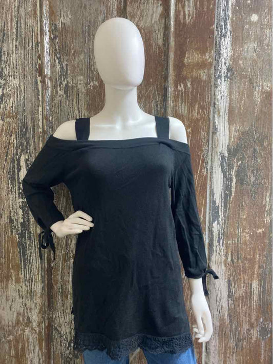 Chico's Size Large Black Sweater