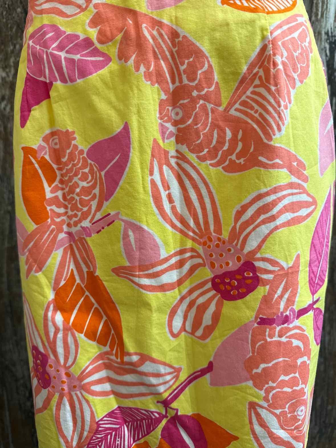 Lilly Pulitzer Size 6 Yellow & Pink Skirt
