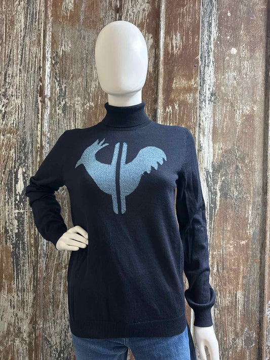 Rossignol Size Large Navy Sweater