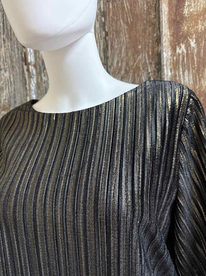 Chico's Size Large black/gold Dress